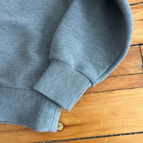 Varley Andale Sweat Grey Marl gray sweater xs - Picture 4 of 11